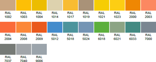 ساندویچ پانل در چه رال رنگ‌هایی موجود است؟